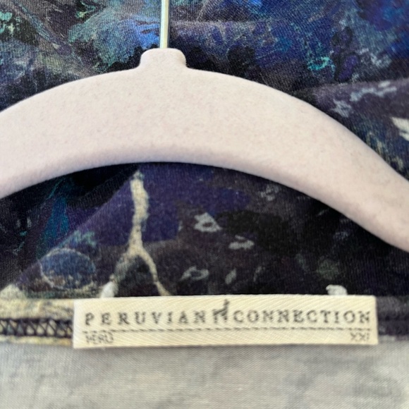 Peruvian Connection Floral Long Sleeve Top - Picture 3 of 4